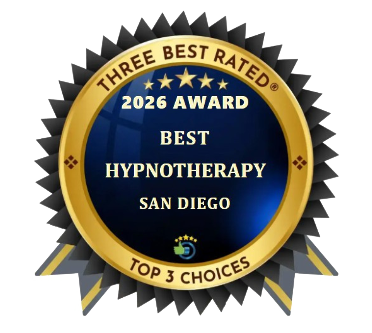 Three Best Rated 2026 Award — Top 3 Hypnotherapy in San Diego